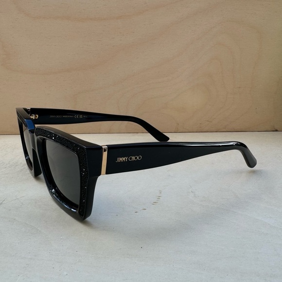 NEW Jimmy Choo Black Sunglasses - Picture 5 of 9